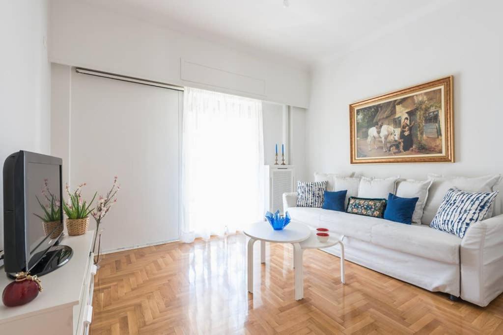 New! Bright & Remodeled 1Bed Apt 2Min Walk To Acropolis Athen Exterior foto